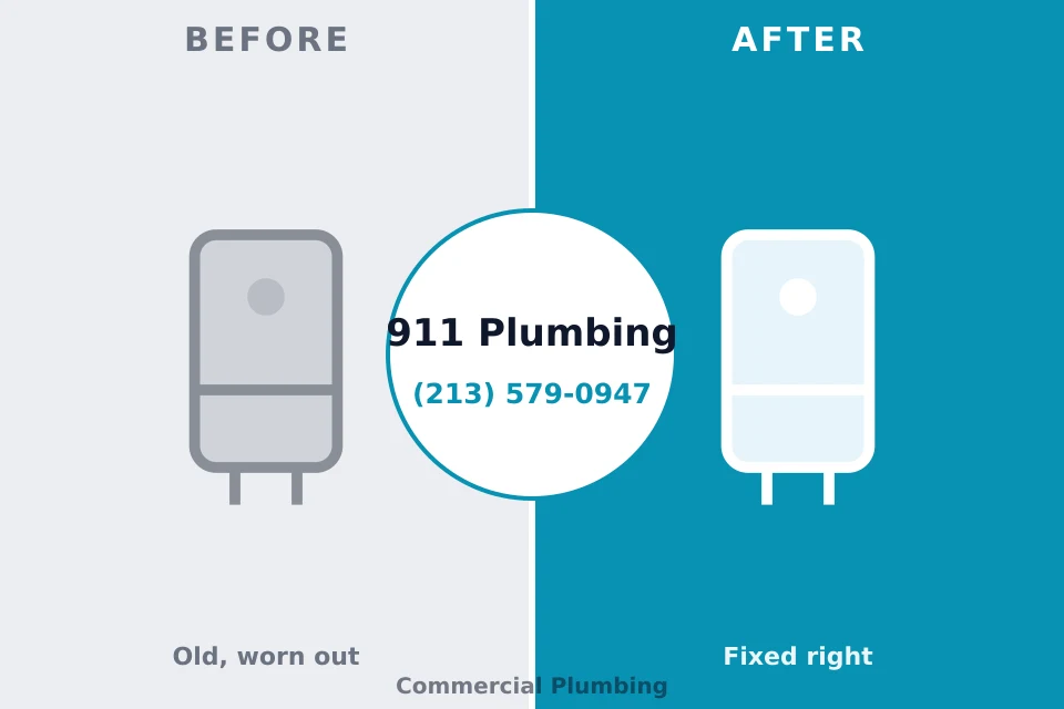 Before and after: plumbing company Badin, NC